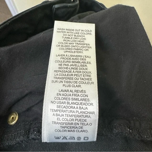 FRAME Le One Skinny High-Waisted Jeans in Larsen Black Wash SZ 2 (SIZES 29-34) - Picture 13 of 13